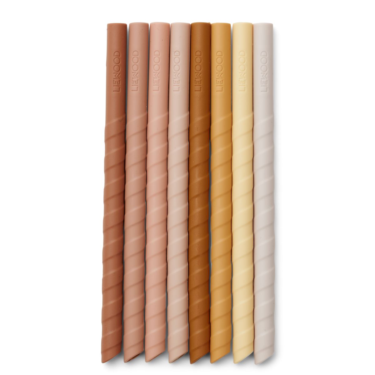 Liewood Zoe Silikon Strohhalm Set 8er Pack - Rose multi mix - Strohhalm