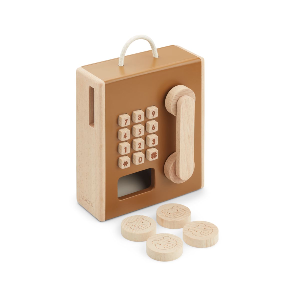 Liewood Rufus Münztelefon - Golden caramel multi mix - PRETENDES SPIEL