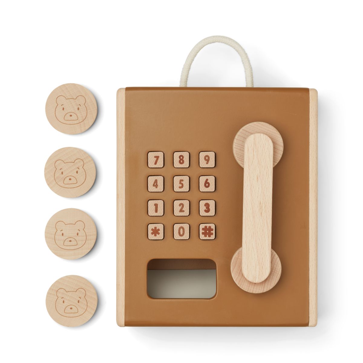 Liewood Rufus Münztelefon - Golden caramel multi mix - PRETENDES SPIEL