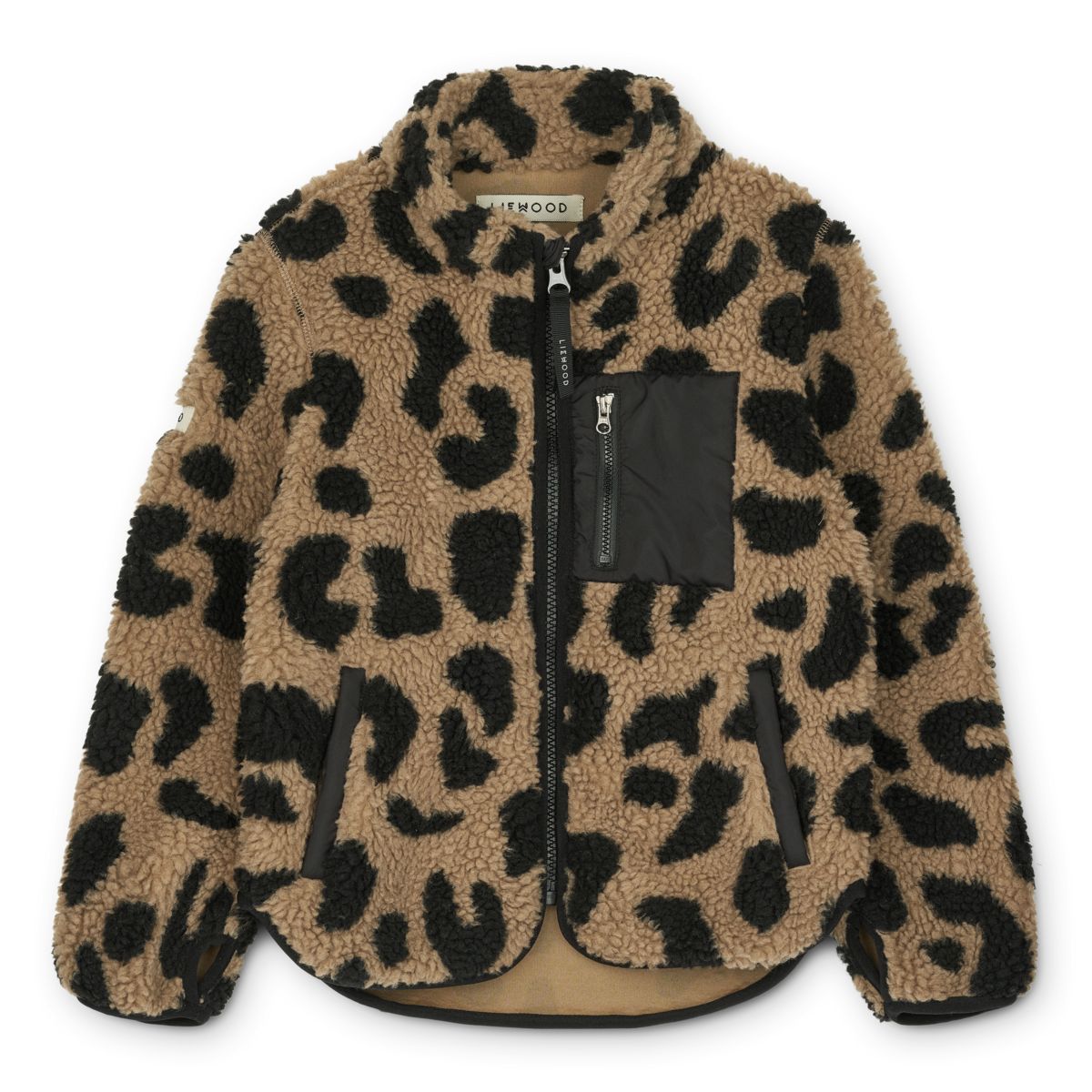 Liewood Nolan Fleecejacke - Mega leo / Oat mix - Jacke