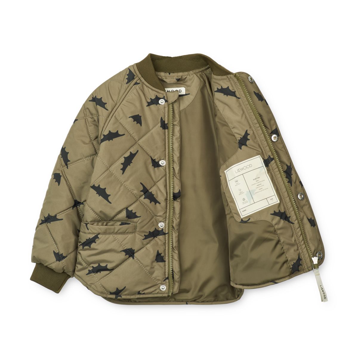 Liewood Anniston Thermoset Junior - Bats / Khaki - Satz