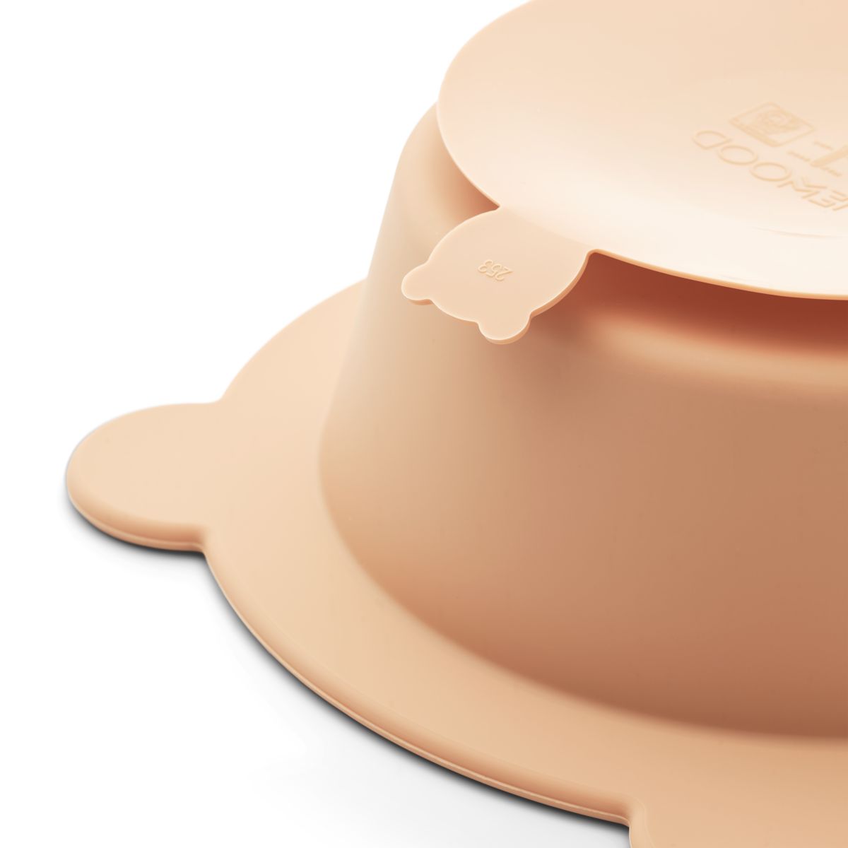 Liewood Peony Schale mit Saugnapf 2er-Pack - Mustard / tuscany rose mix - Schalen