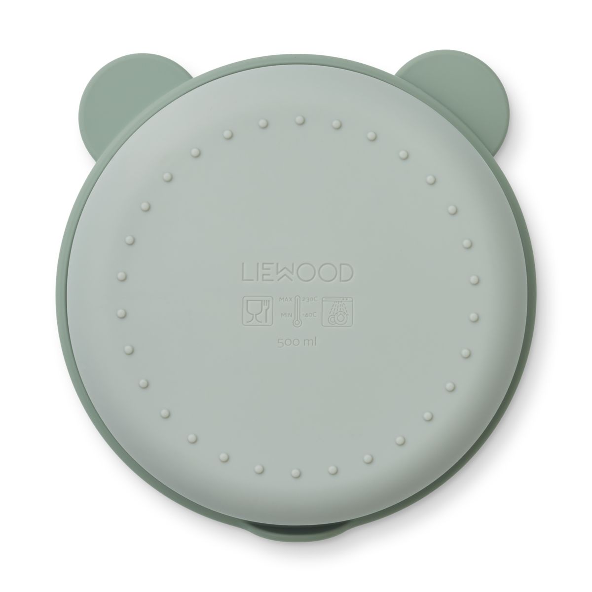 Liewood Rosie Tiefer Menüteller mit Deckel - Mr. bear/faune green/dove blue mix - Schalen