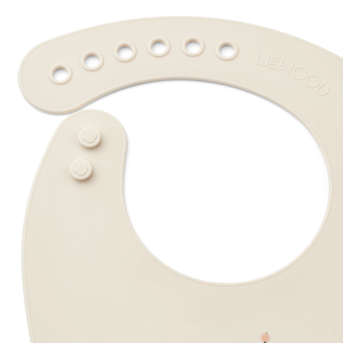 Liewood Tilda Silikon Lätzchen 2er Pack - Peach / Sea shell mix - Lätzchen