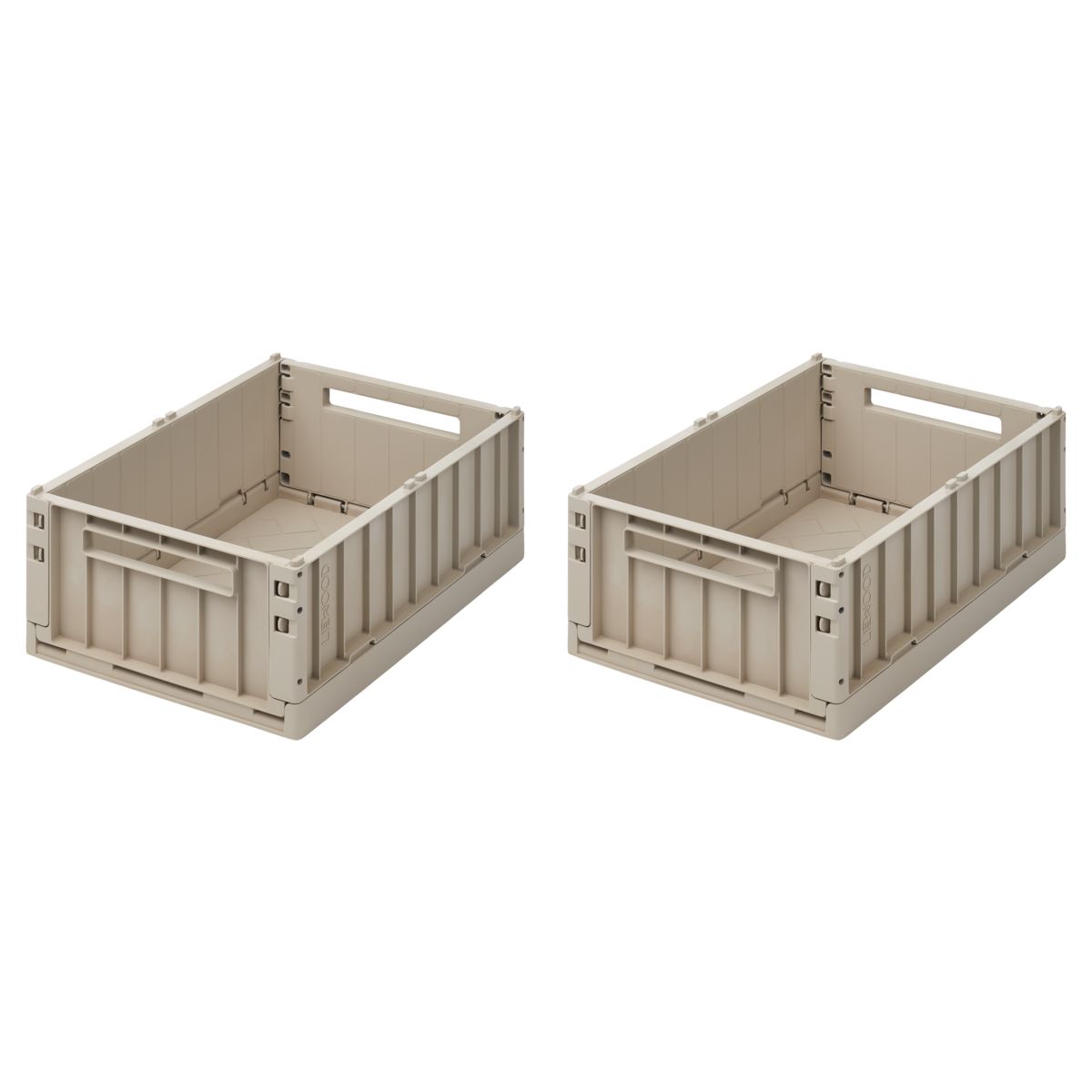 Liewood WESTON Aufbewahrungsbox Medium, 2er-Pack - Sandy - Aufbewahrungsbox