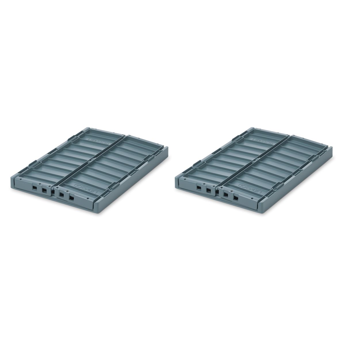 Liewood WESTON Aufbewahrungsbox Medium, 2er-Pack - Whale blue - Aufbewahrungsbox