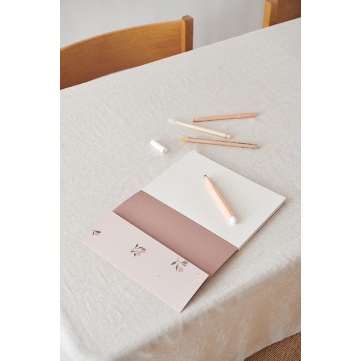 Liewood Mittelgroßes Notizbuch Jae - Peach / Sea shell - Notizbuch