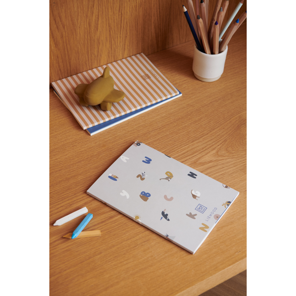 Liewood Notizbücher Sidney - Alphabet / Stripe mix - Notizbuch