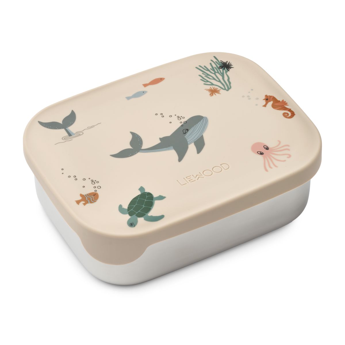 Liewood ARTHUR Lunchbox - Sea creature / Sandy - Brotdose