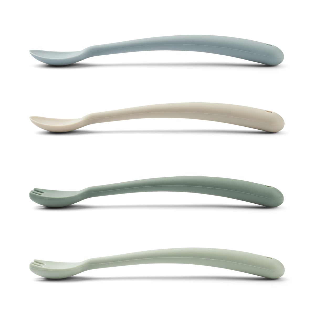 Liewood Shea Esslernset 4er-pack - Dusty mint multi mix - Geschirr satz