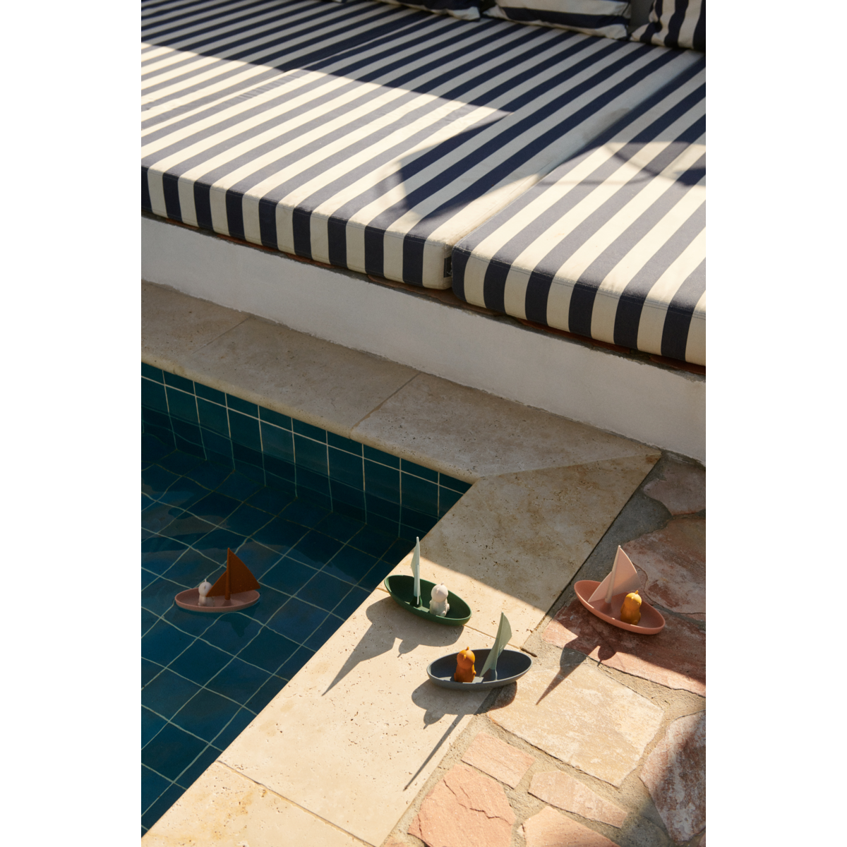 Liewood Ensley Spielzeugboote – 2er-Pack - Whale blue multi mix - Badespielzeug