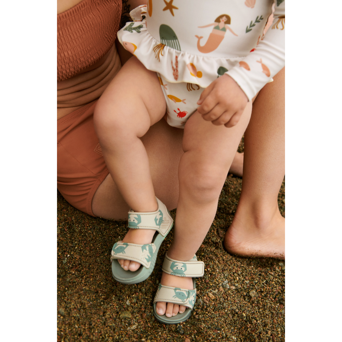 Blumer Sandalen - Crab / Sandy