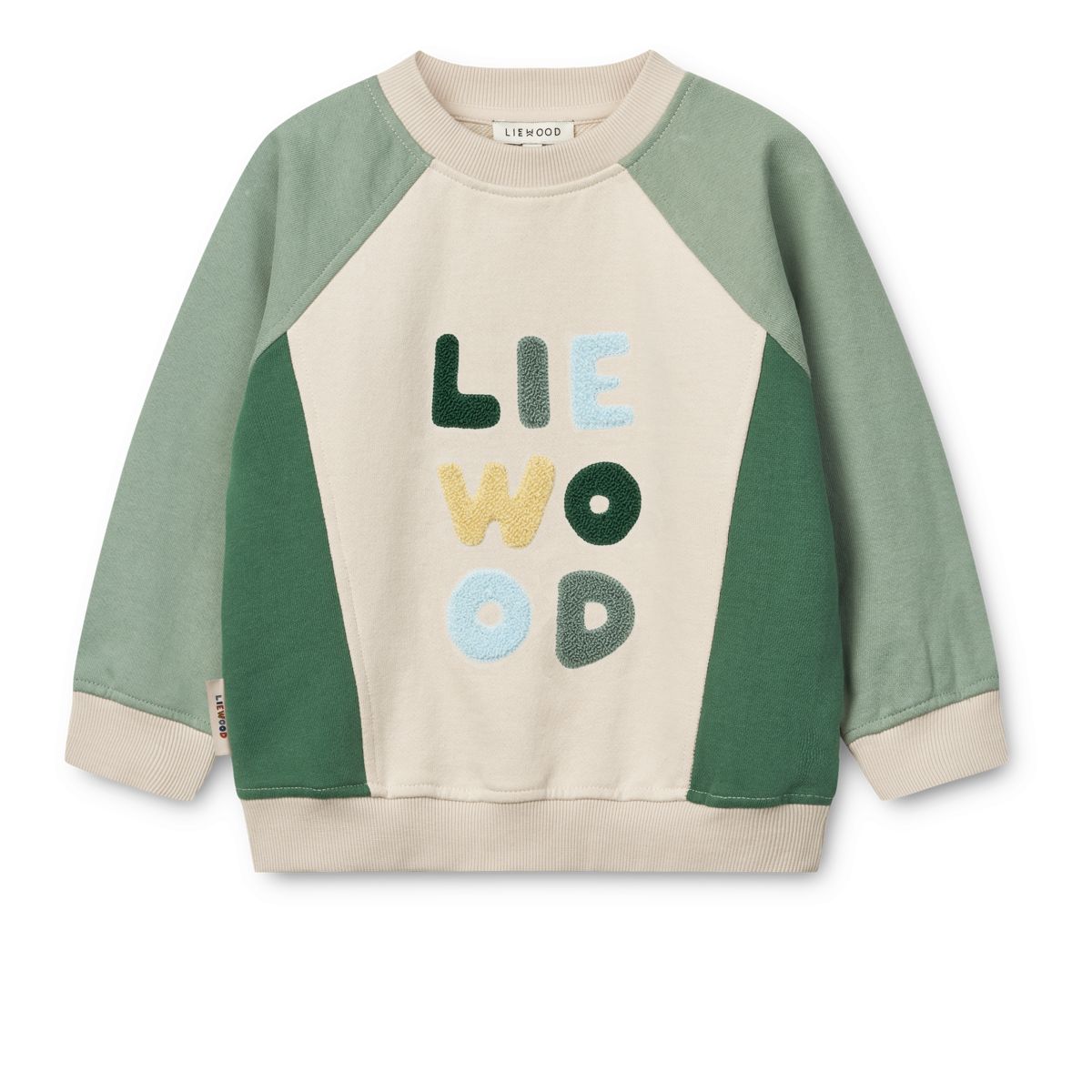 Liewood AUDE Placement Sweatshirt - Liewood Peppermint / Sandy - Sweatshirts