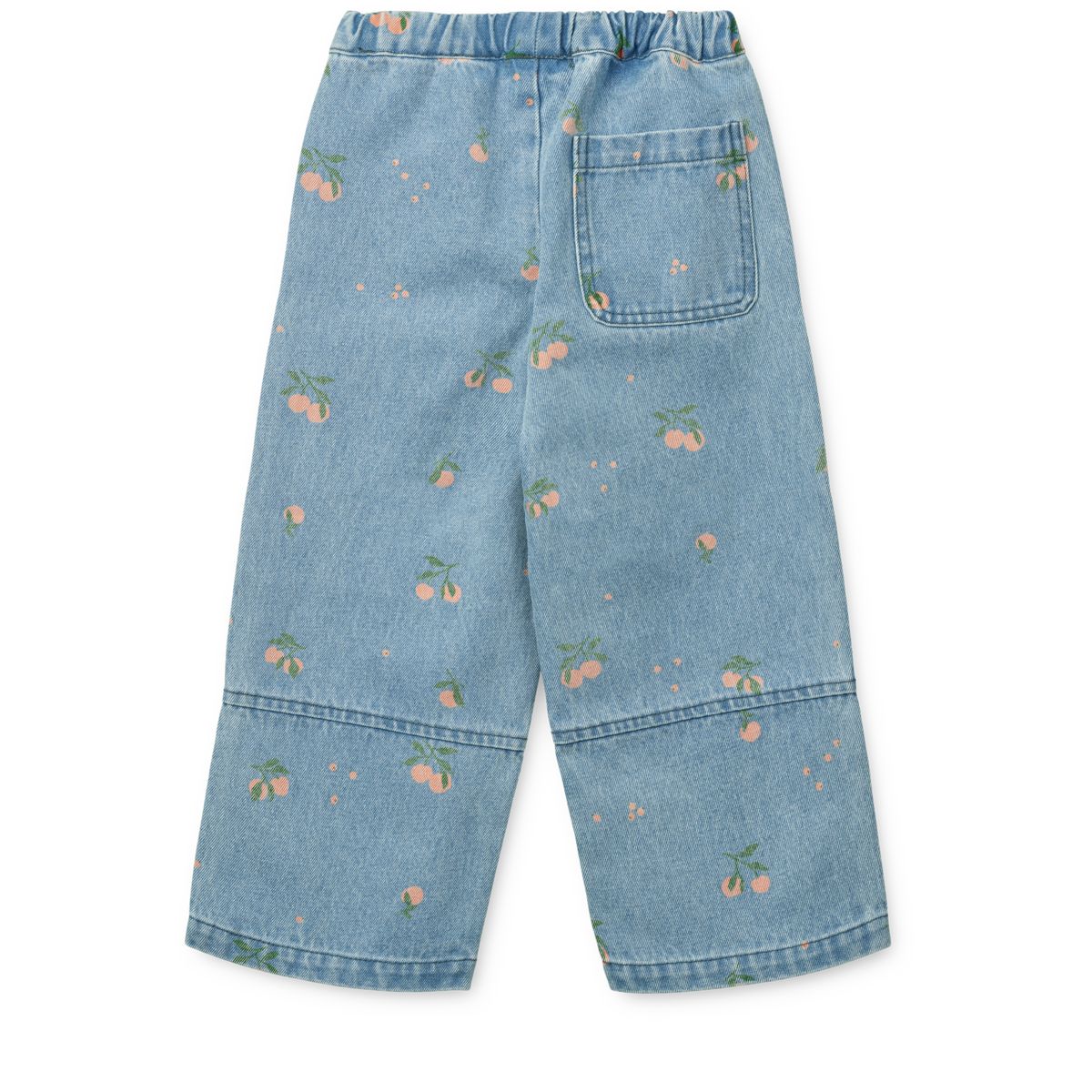 Liewood CESAR Bedruckte Jeanshose - Peach / Light Blue Denim - Hose