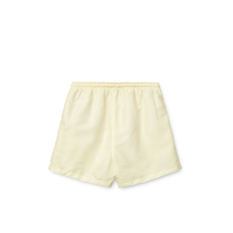 Liewood DUKE Bedruckte Boardshorts - Y/D stripe Lemonade / Creme de la creme - Badeshorts