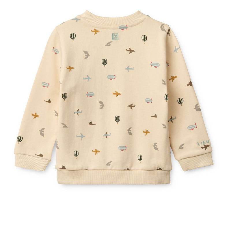 Liewood Bedrucktes Sweatshirt Thora - Aviator / Ecru - Sweatshirts