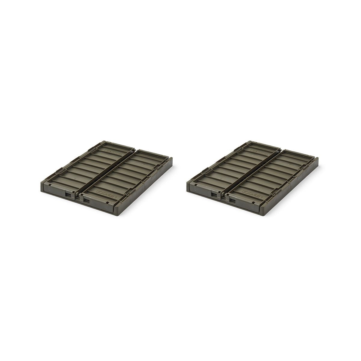 Liewood WESTON Aufbewahrungsbox Klein, 2er-Pack - Army brown - Aufbewahrungsbox