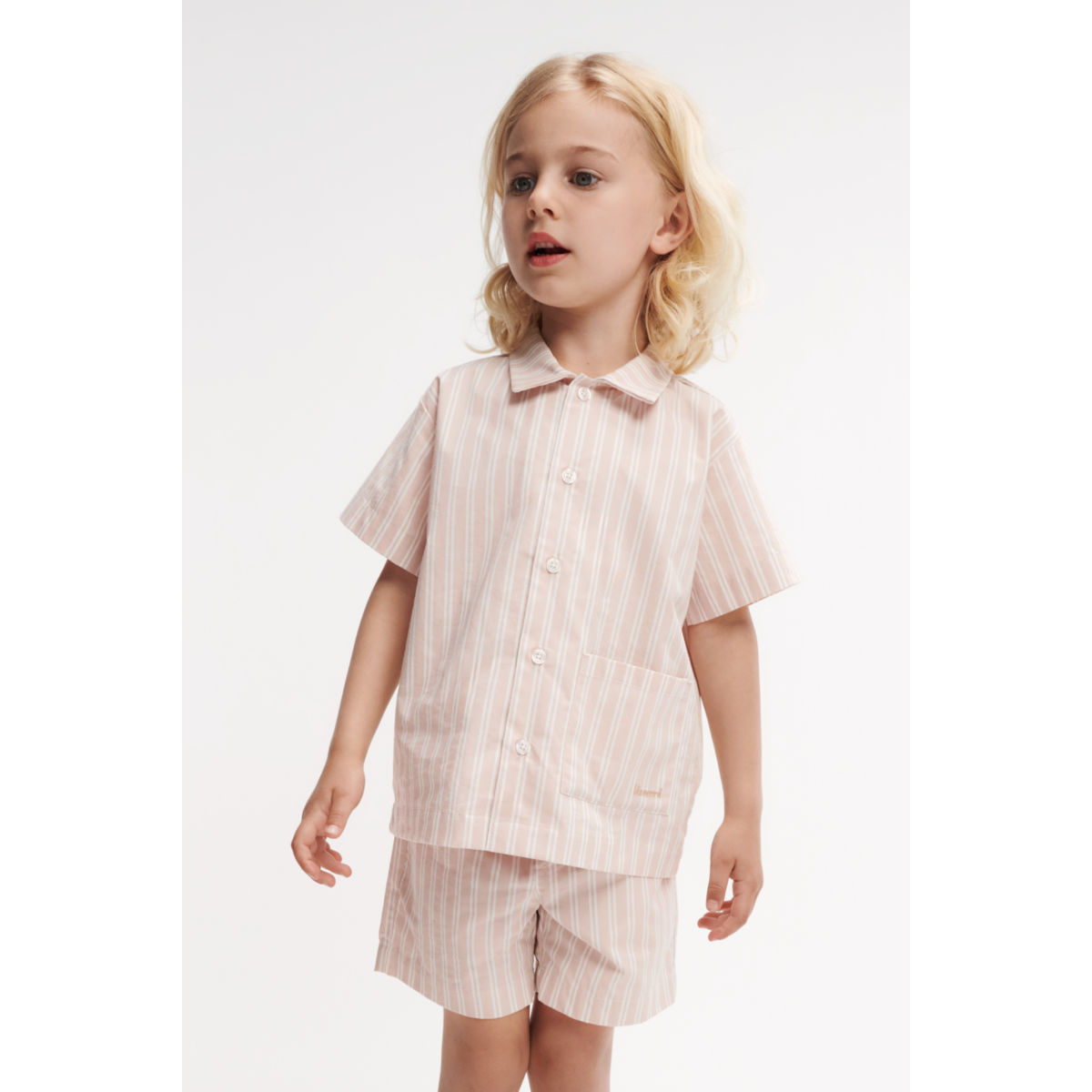 Liewood LEONA Streifen Set - Y/D stripe Sorbet rose / Creme de la creme - Shorts