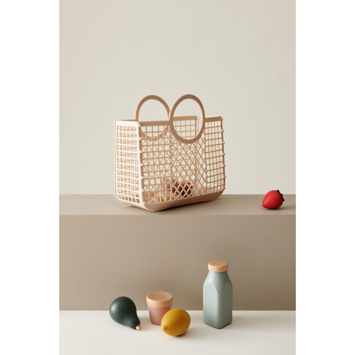 Liewood FLORIN Spiellebensmittel & Einkaufskorb - Sandy multi mix - PRETENDES SPIEL