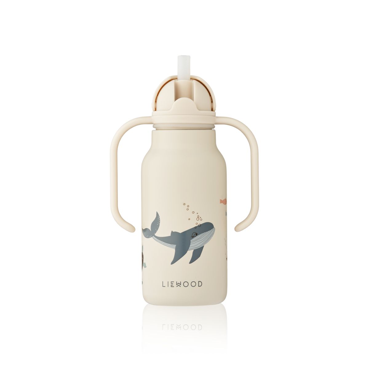 Liewood KIMMIE Bedruckte Flasche 250 ml - Sea creature / Sandy - Wasserflasche