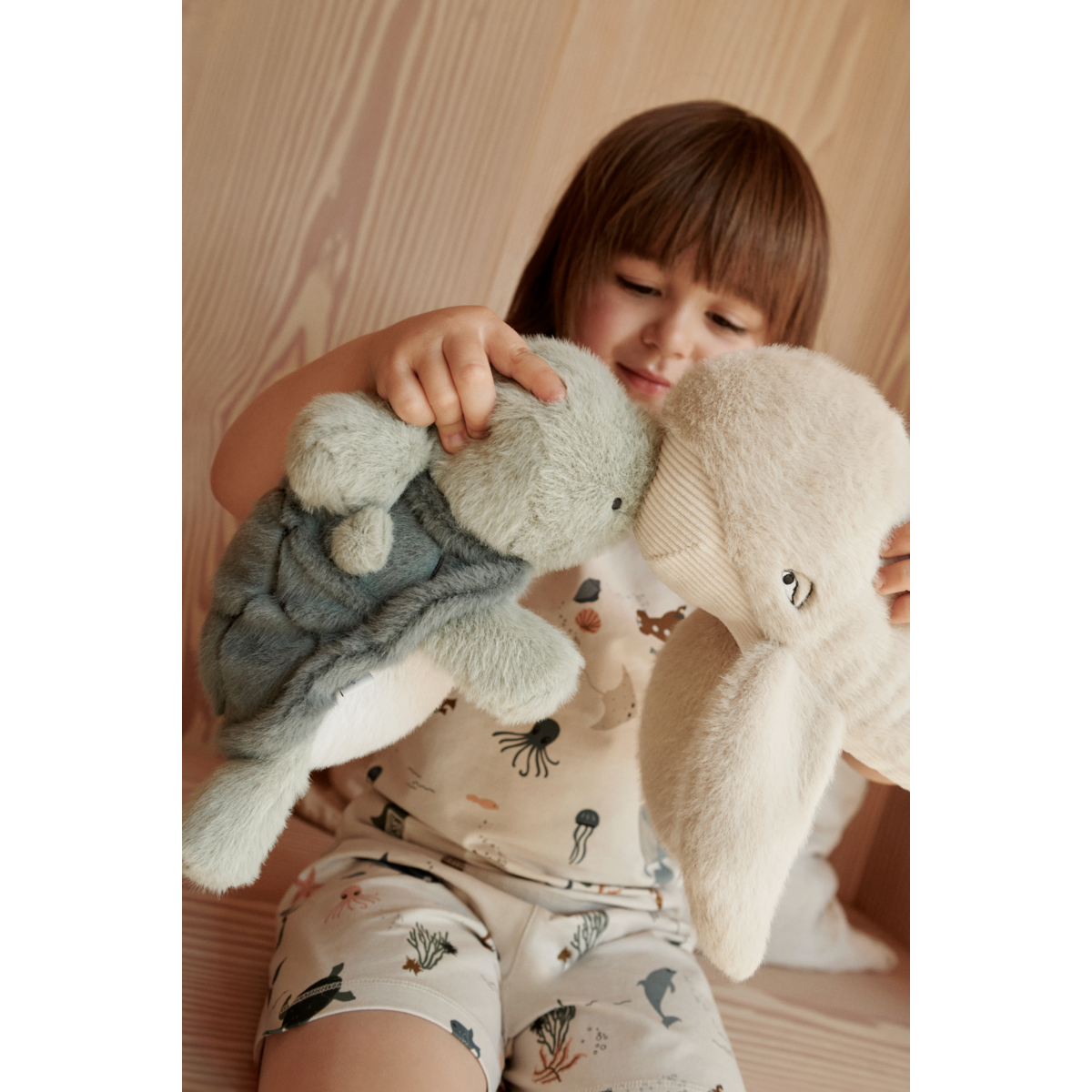 Liewood ILFORD Bedrucktes Pyjama-Set - Sea creature / Sandy - T-shirt