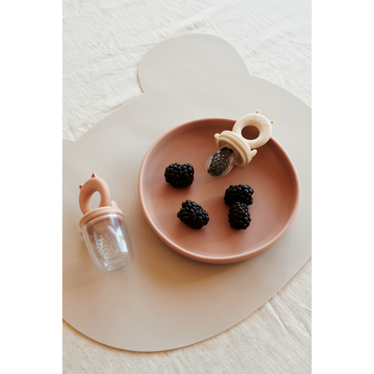 Liewood Miranda Fruchtschnuller 2er Pack - Tuscany rose / Apple blossom - Fruchtschbuller