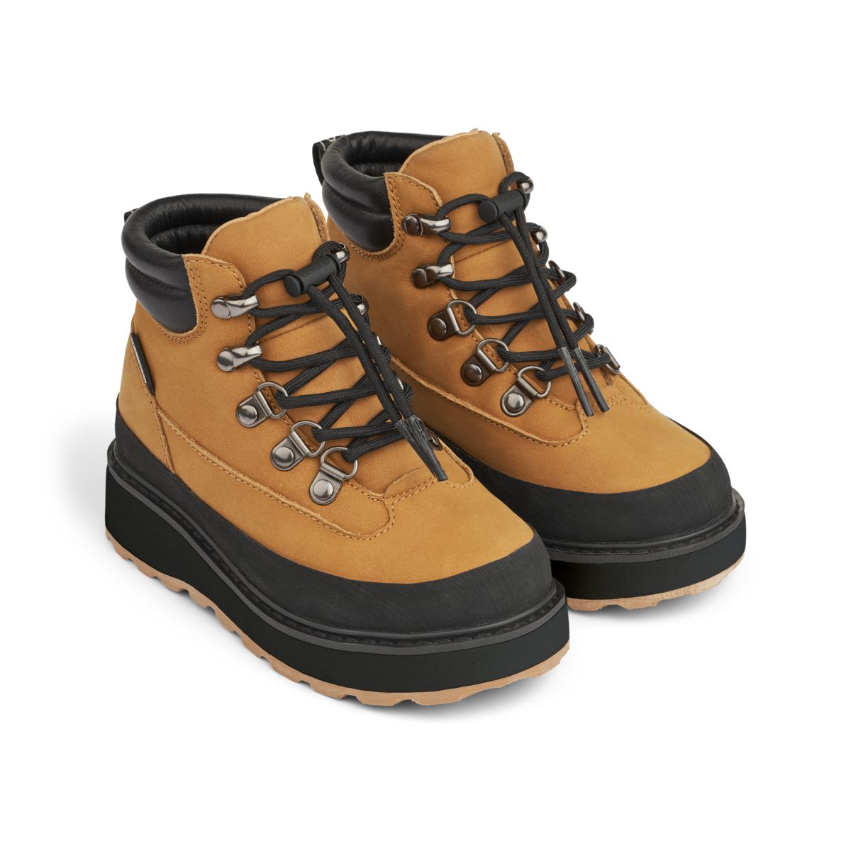 Liewood Lucien Lederstiefel - Golden caramel / Black - Stiefel