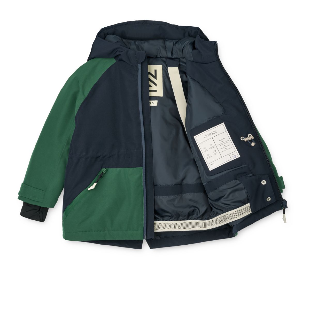 Liewood KALLE Winterjacke - Classic navy / Garden green - Jacke