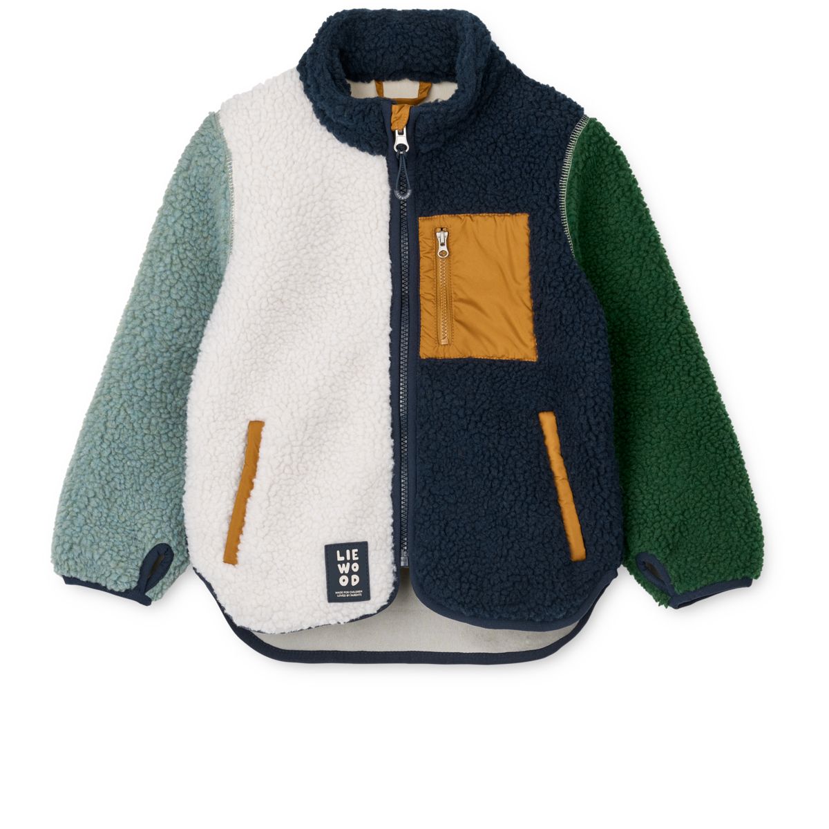 Nolan Fleecejacke - Peppermint multi mix