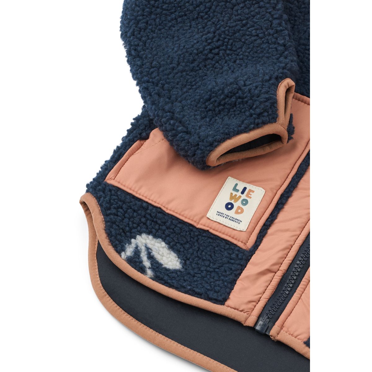 Liewood NOAM Fleecejacke - Cherry blossom / Classic navy - Jacke