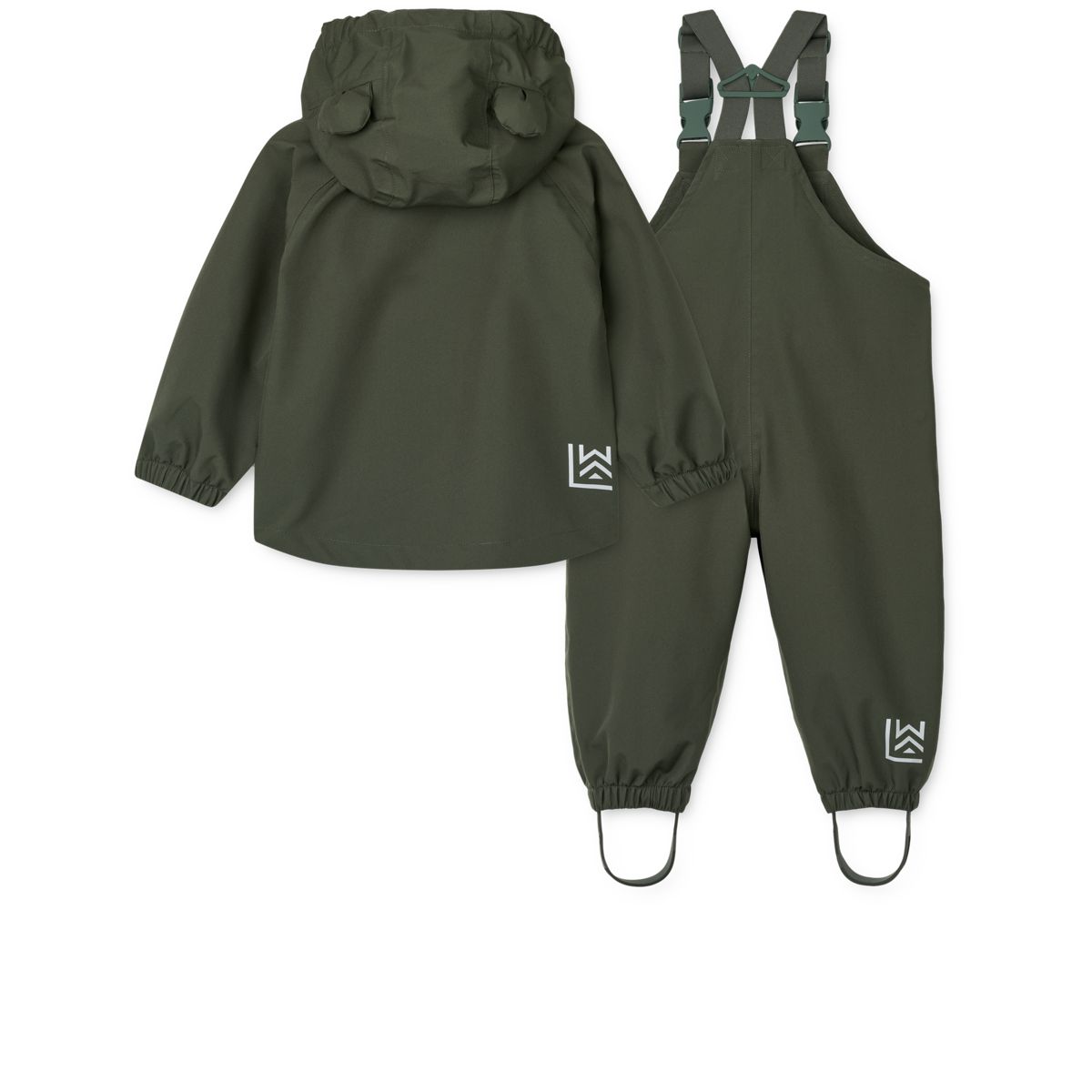 Liewood Manu Rainwear Set - Hunter green - SET