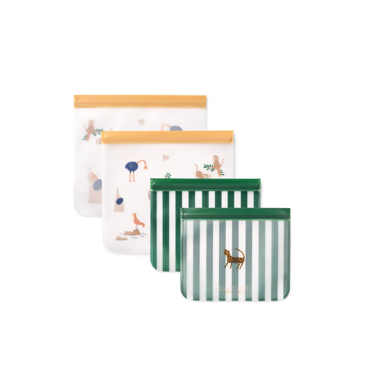 Liewood REBUS Wiederverwendbare Lebensmittelbeutel - All together / Sandy - SNACK-TASCHE