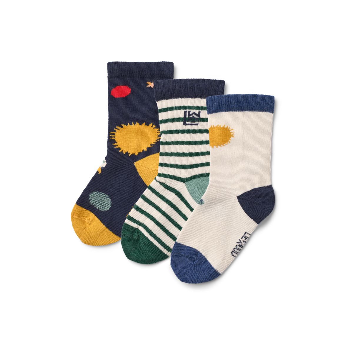 Liewood SILAS Socken 3er-Pack - Universe / Classic navy - Socken/Strümpfe