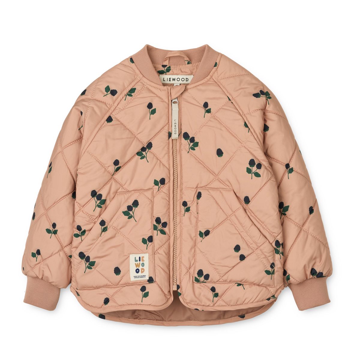 Liewood ZELLA Thermo-Set - Berry / Pale tuscany / Embroidery - Satz