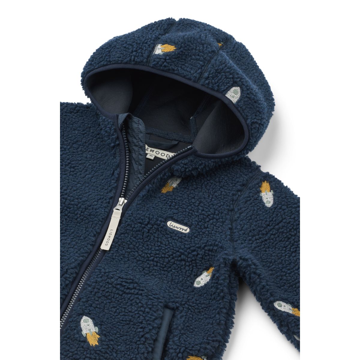 Liewood MARA Fleecejacke - Rocket / Classic navy / Embroidery - Jacke