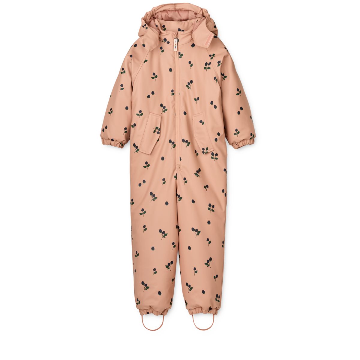 Liewood MADDY PU-Regenkombi - Berry / Pale tuscany / Embroidery - SUIT