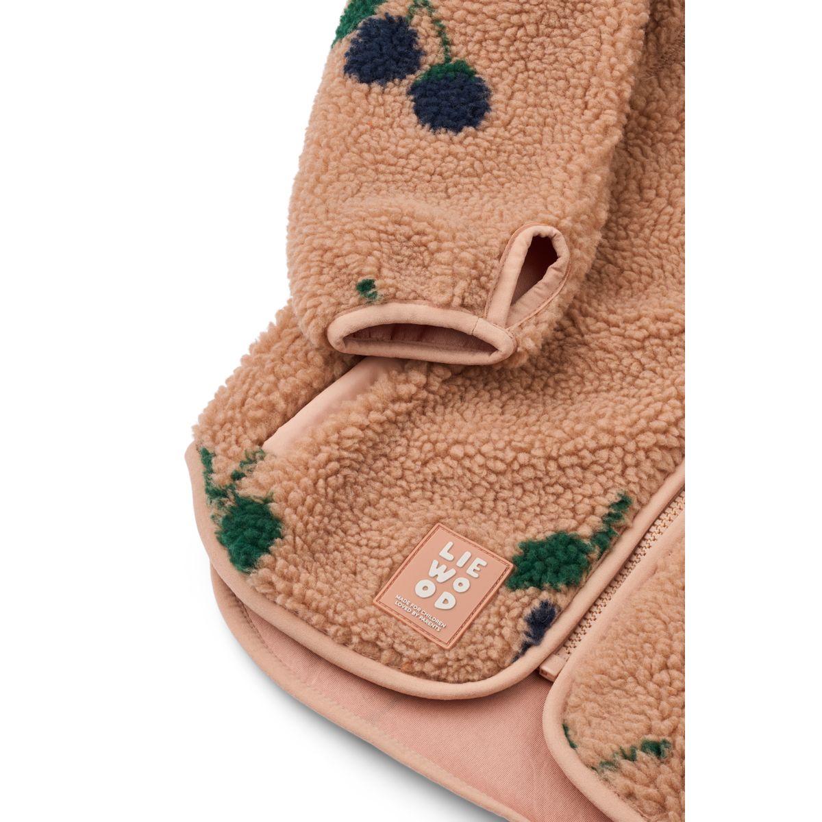 Liewood Nolan Fleecejacke - Berry / Pale Tuscany - Jacke