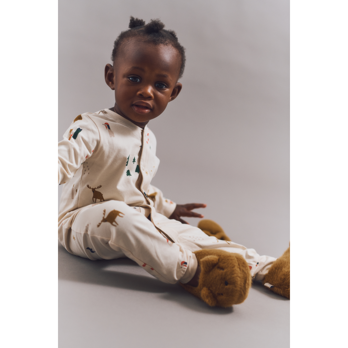 Liewood BIRK Bedruckter Pyjama-Einteiler - Holiday / Sandy - Pyjama-Jumpsuit