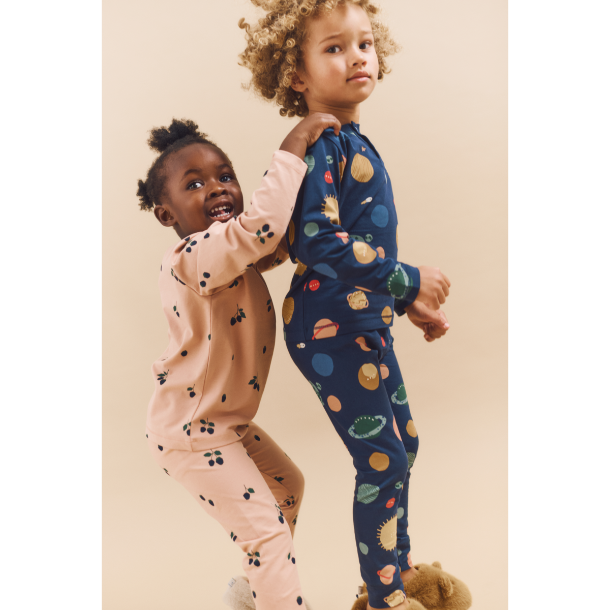 Liewood WILHELM Bedrucktes Pyjama-Set - Mini Berry / Pale tuscany - Pyjama-Set