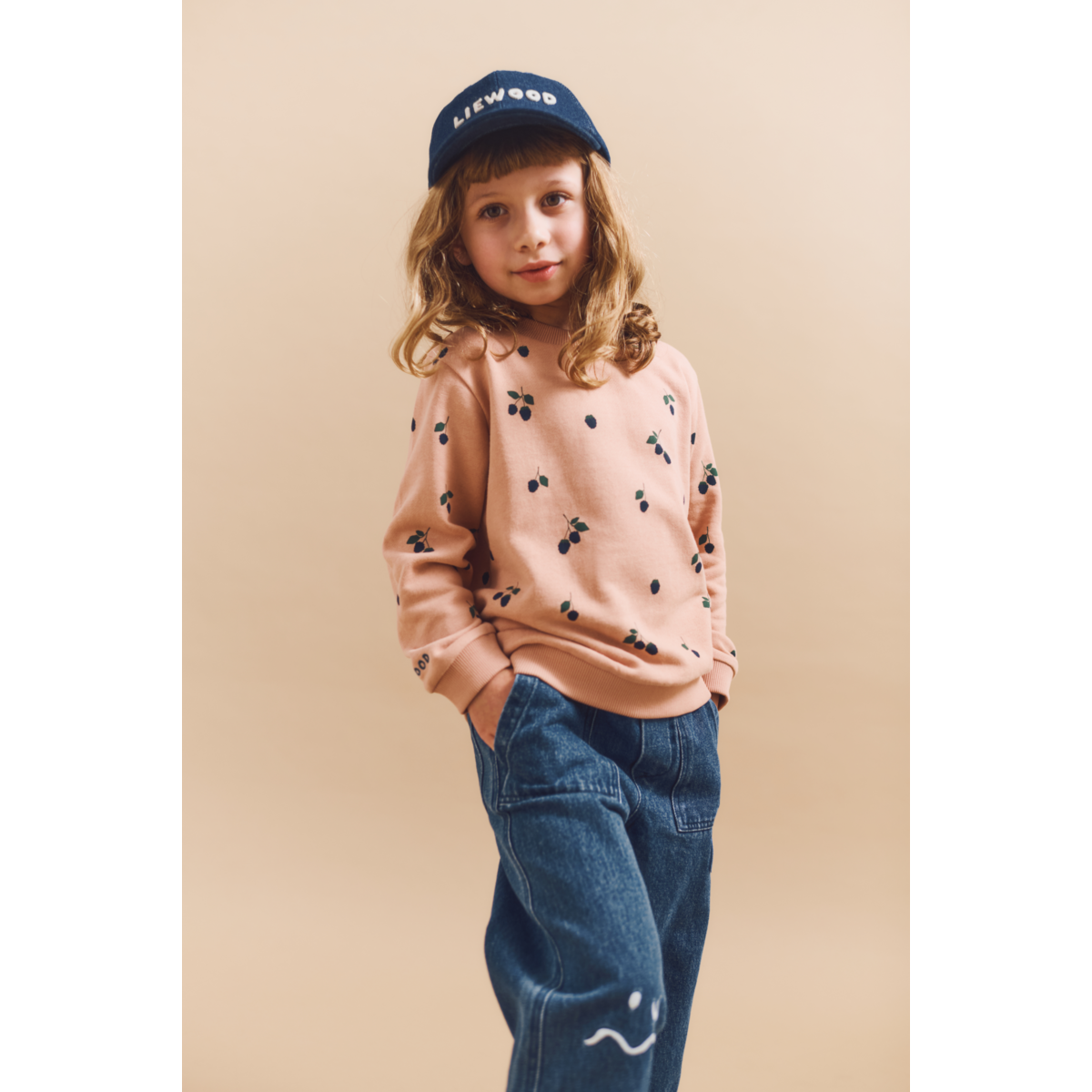 Liewood THORA Bedrucktes Sweatshirt - Berry / Pale Tuscany - Sweatshirts