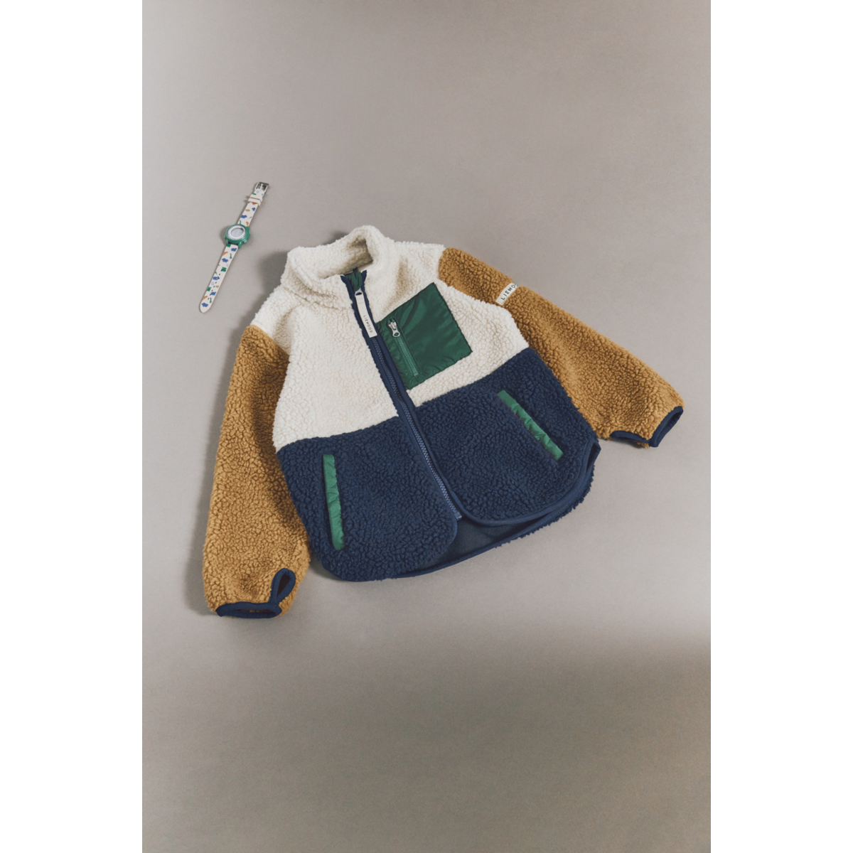 Nolan Fleecejacke - Classic navy multi mix