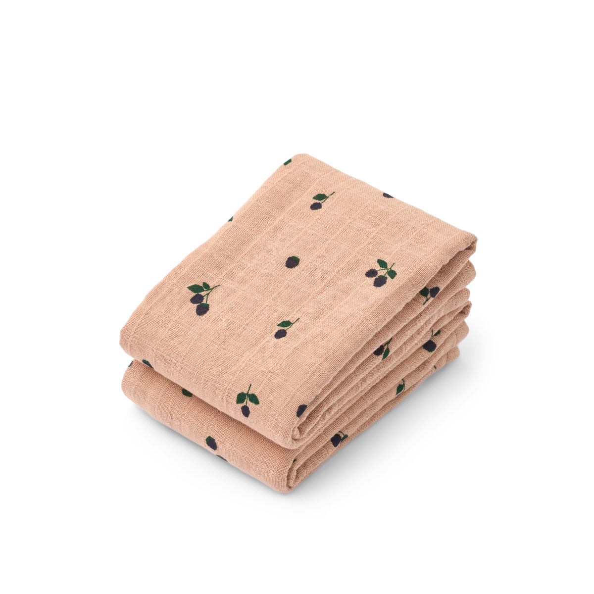 Liewood LEWIS Mulltücher 2er-Pack - Mini Berry / Pale tuscany - Musselin Tuch
