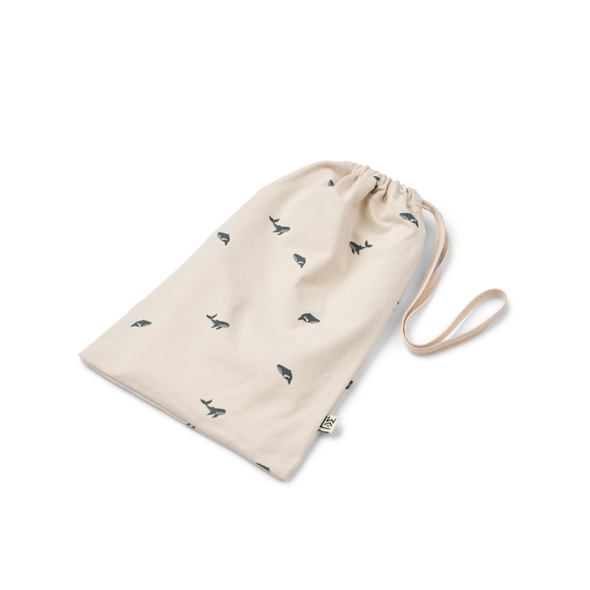 Liewood BIRK Bedruckter Pyjama-Einteiler - Mini whale / Sandy - Pyjama-Jumpsuit