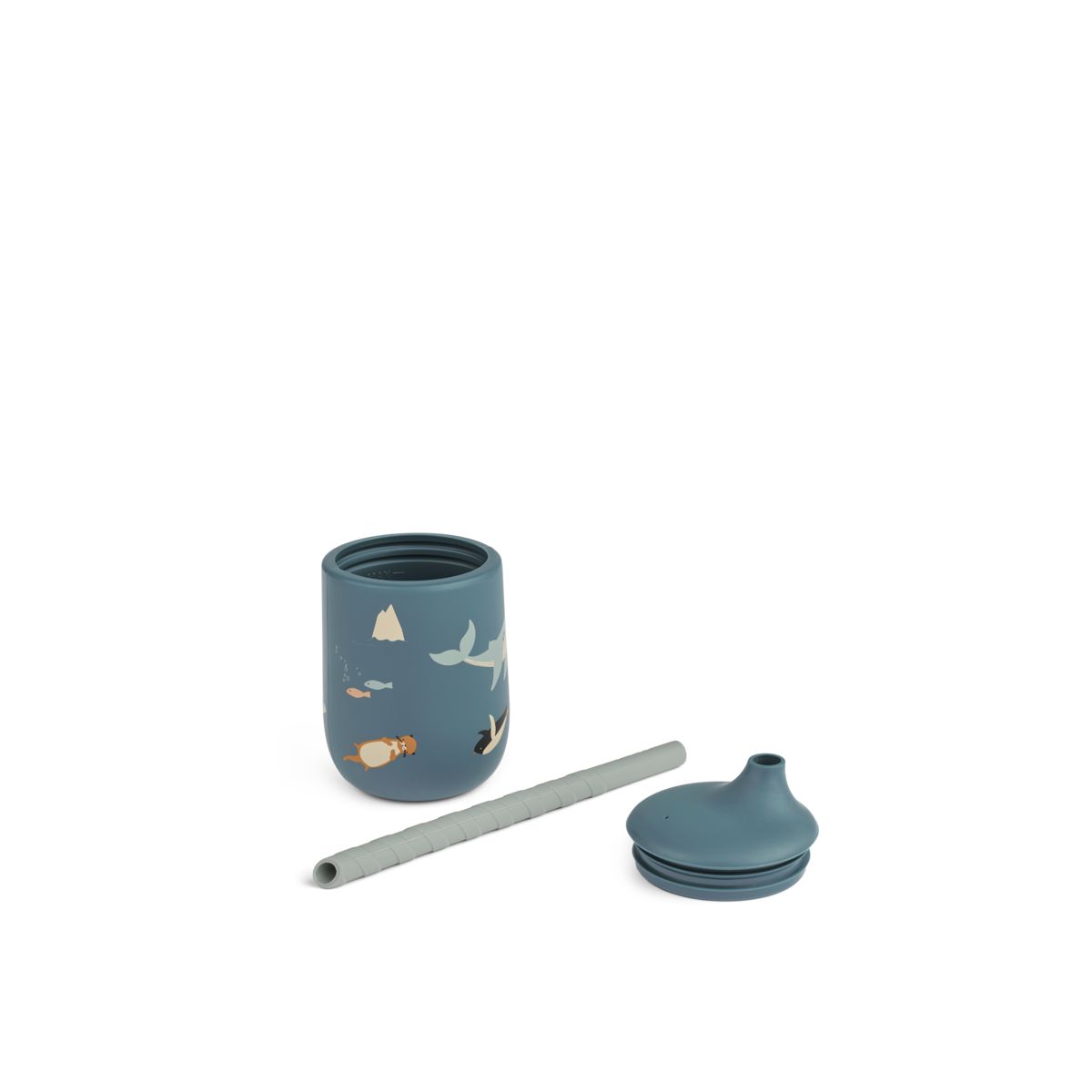 Liewood ELLIS Bedruckter Trinkbecher - Arctic Sea / Ocean view - Becher