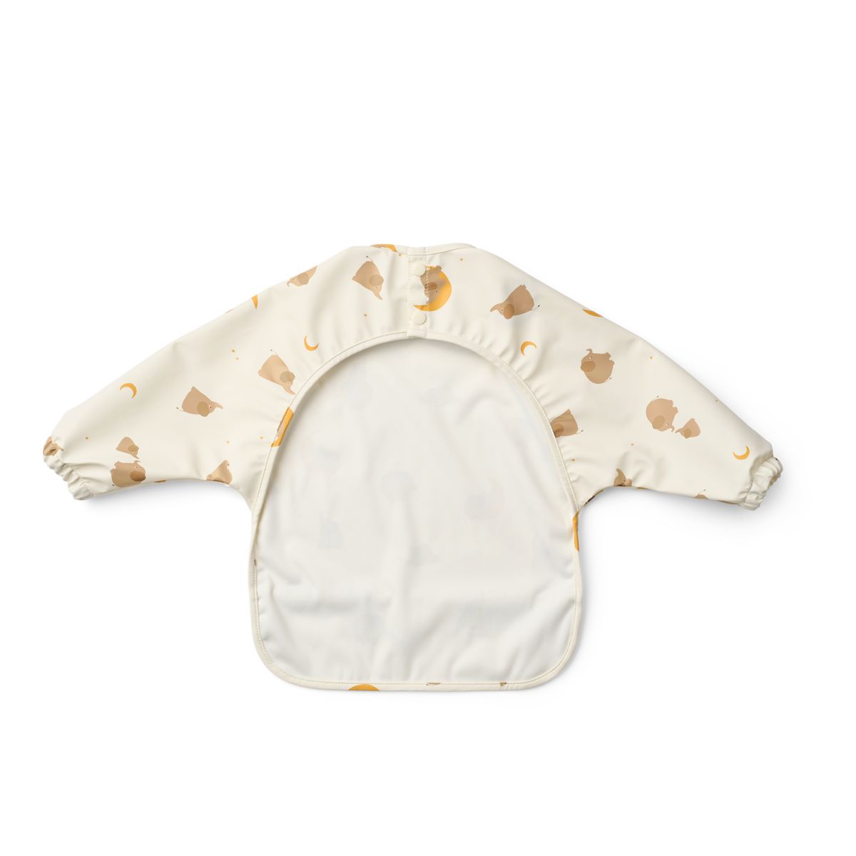 Liewood Merle Printed Cape Bib - Elephant / Creme de la creme - CAPE BIB