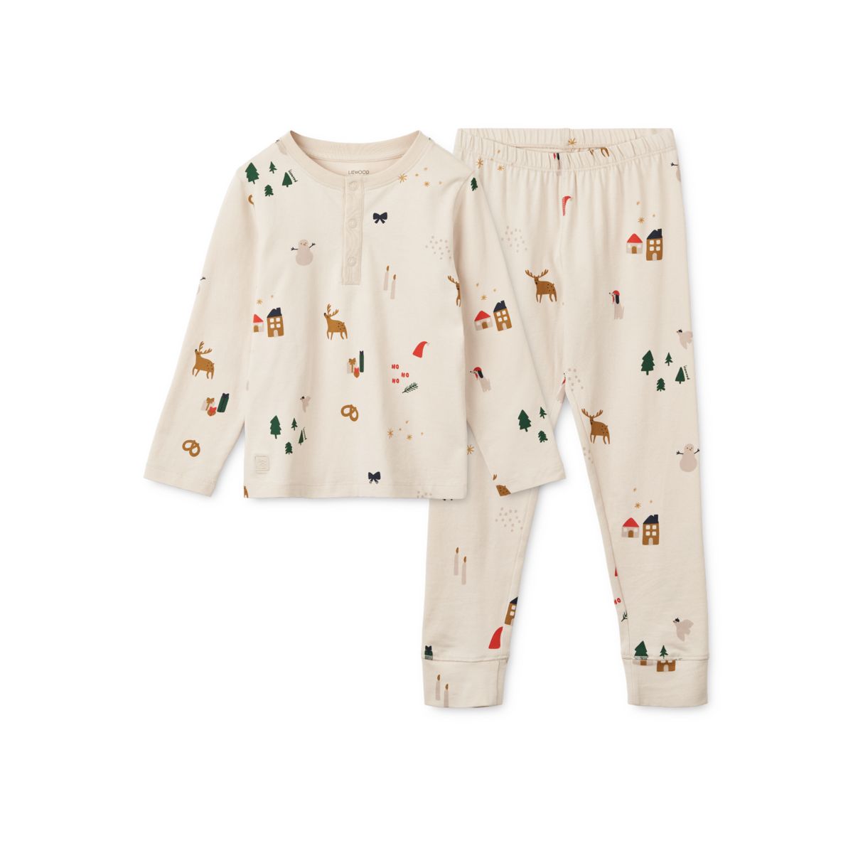 Liewood WILHELM Bedrucktes Pyjama-Set - Holiday / Sandy - Pyjama-Set