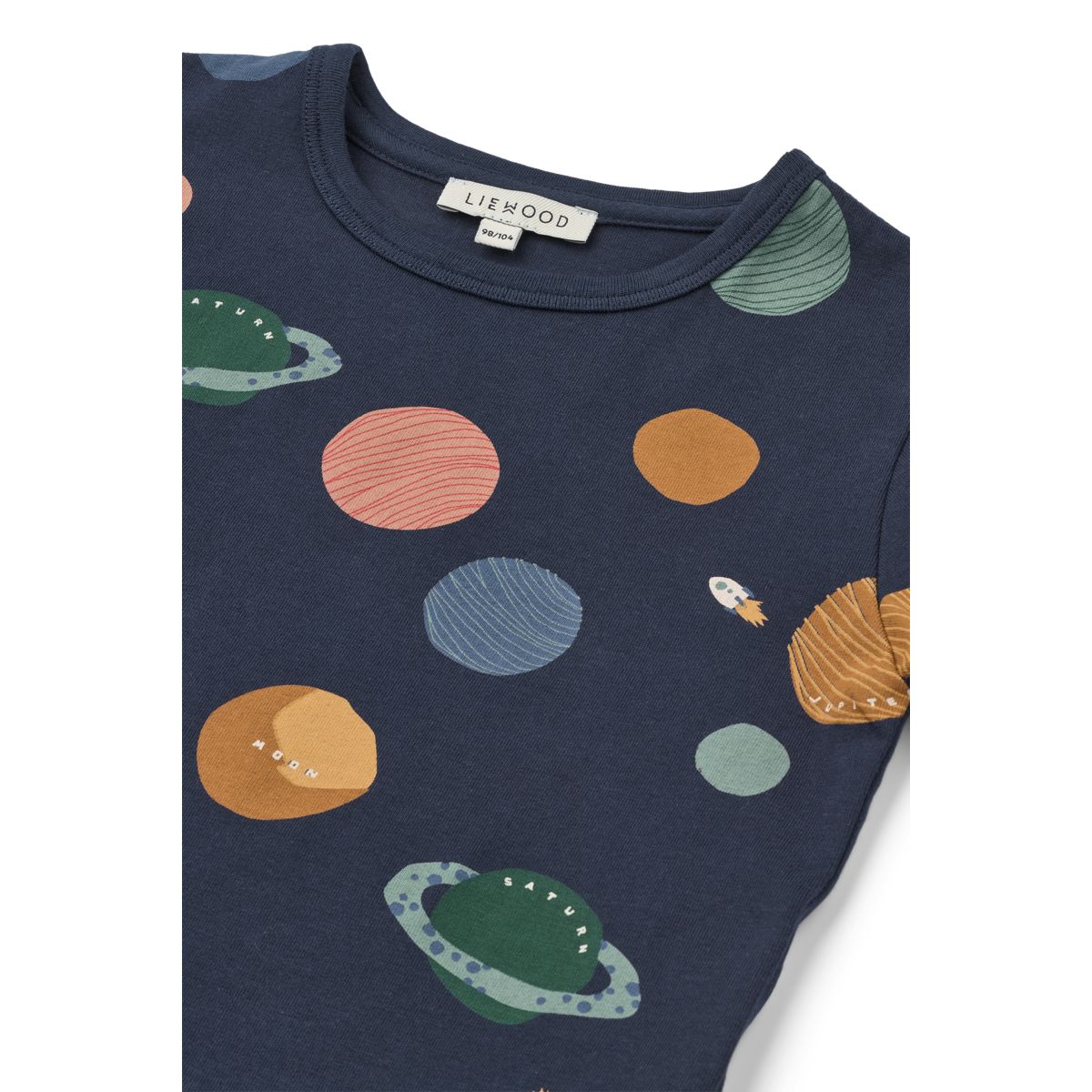 Liewood APIA Kurzarm T-shirt - Universe / Classic navy - T-shirt