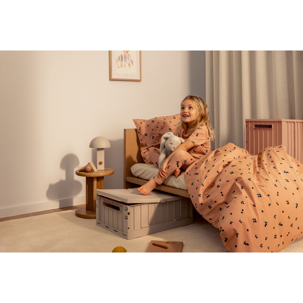 Liewood WESTON Bettrollbox mit Deckel - Sandy - Aufbewahrungsbox