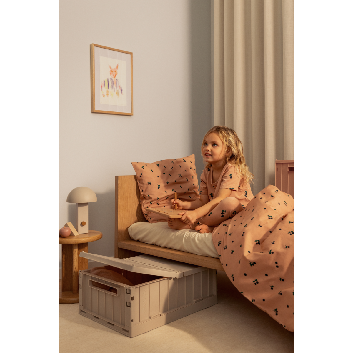 Liewood CARL Einzelbettwäsche 135x200 - Berry / Pale Tuscany - Bettwäsche