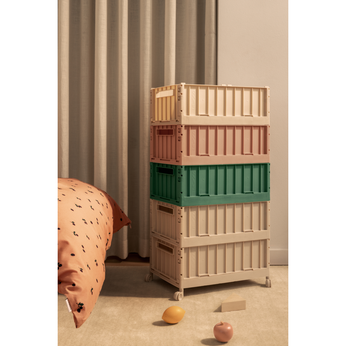 Liewood WESTON Aufbewahrungsbox mit Rädern Groß - Sandy - Aufbewahrungsbox